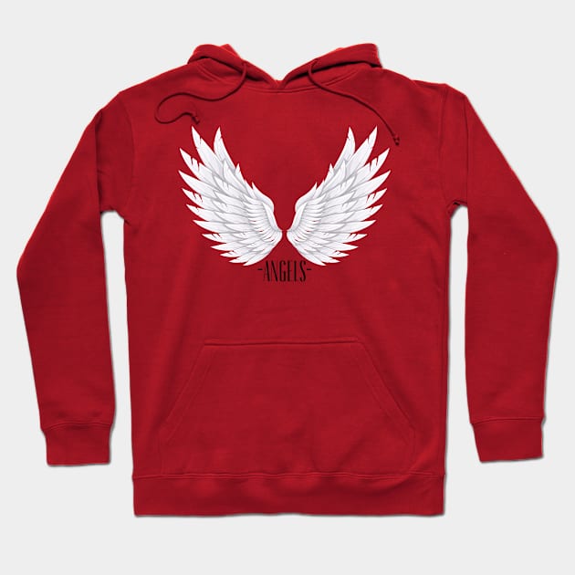 Angel Wings Hoodie by TeeTee Design